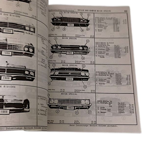 Auto Interchange Systems Booklet 1950-65 General Motors Interchange Manual Vtg.  - Picture 7 of 16